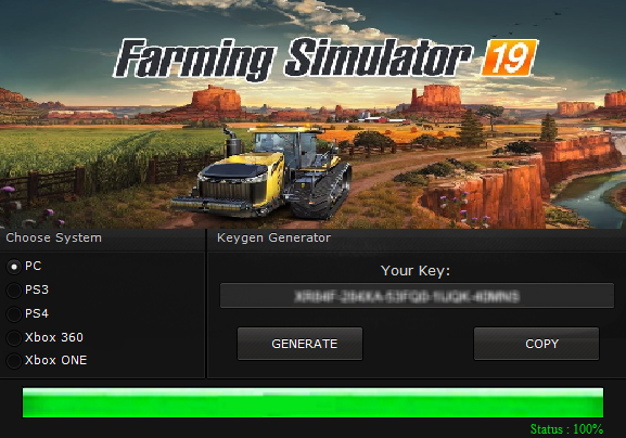Farming Simulator 19 Key Generator
